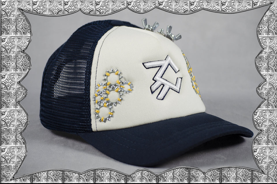 Tri-Bolt Trucker - Navy/Ivory